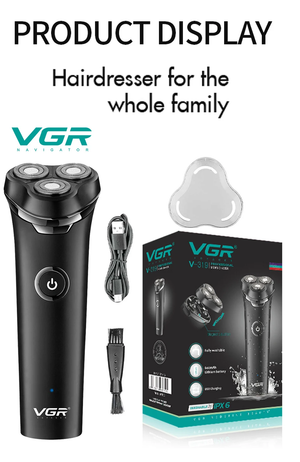 Afeitadora Premium VGR: Precisión profesional en la palma de tu mano