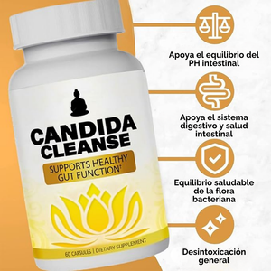 Candida Cleanse + Control de Cándida para restaurar tu Energía y Bienestar