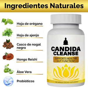 Candida Cleanse + Control de Cándida para restaurar tu Energía y Bienestar