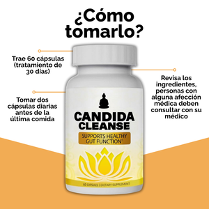 Candida Cleanse + Control de Cándida para restaurar tu Energía y Bienestar