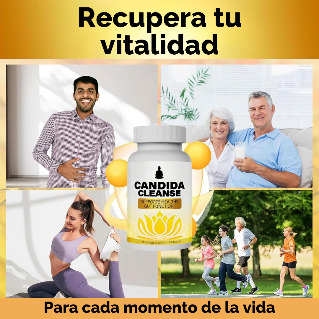 Candida Cleanse + Control de Cándida para restaurar tu Energía y Bienestar