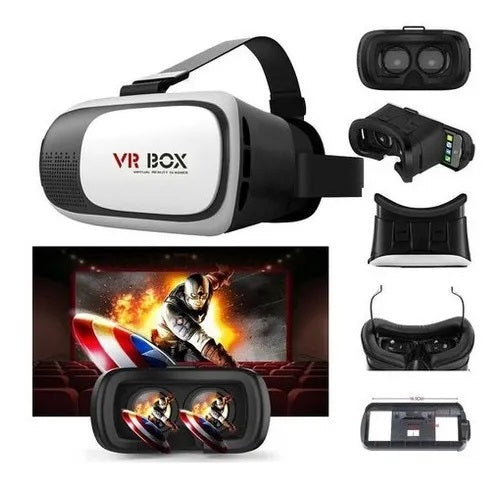 Vr BoX - Gafas 3d Realidad Virtual Avanzada con Control Inalámbrico